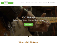 Tablet Screenshot of jgcpickups.com